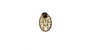 ידיות כפתור למטבח ורהיטים 03158 – 54 מ"מ  ברונזה פירנצה M09 Alhambra