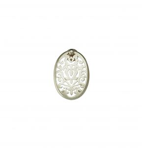 ידיות כפתור למטבח ורהיטים 03158 – 73 מ"מ כסף אורינטלי M47 Alhambra