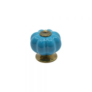 ידית כפתור קרמיקה P16 – כחול
